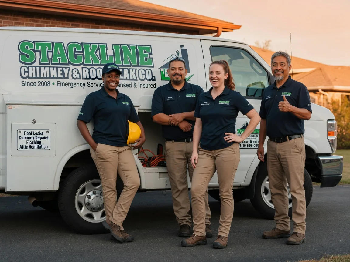 Chimney flashing repair company in Mclean, IL
